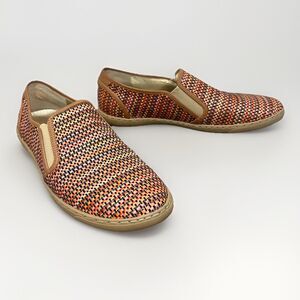 Donald J Pliner Maya Loafers Slip-On Woven Flats